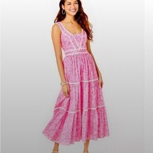 Lilly Pulitzer Pollie Midi Dress Size 2